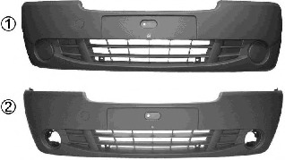 tampon 4395570 VAN WEZEL - Partea frontala/grila radiator