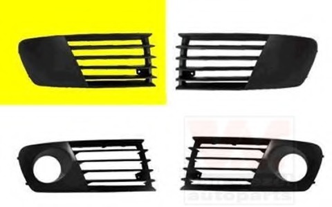 Grila ventilatie, bara protectie 4917592 VAN WEZEL - Partea frontala/grila radiator