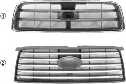 Grila radiator 5152518 VAN WEZEL - Caroserie1