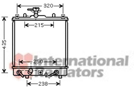 Radiator, racire motor 52002095 VAN WEZEL - Radiator apa/piese Radiator, racire motor 52002095 VAN WEZEL - Radiator apa/piese