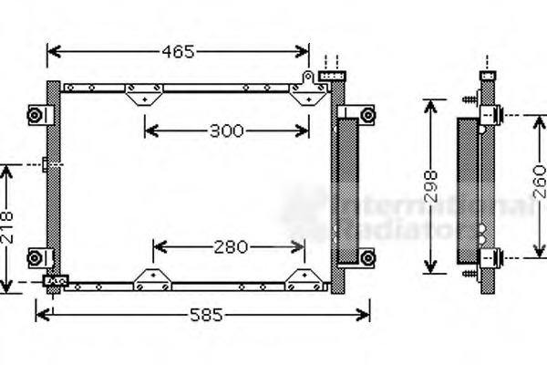 Condensator, climatizare 52005075 VAN WEZEL - Radiator clima Condensator, climatizare 52005075 VAN WEZEL - Radiator clima