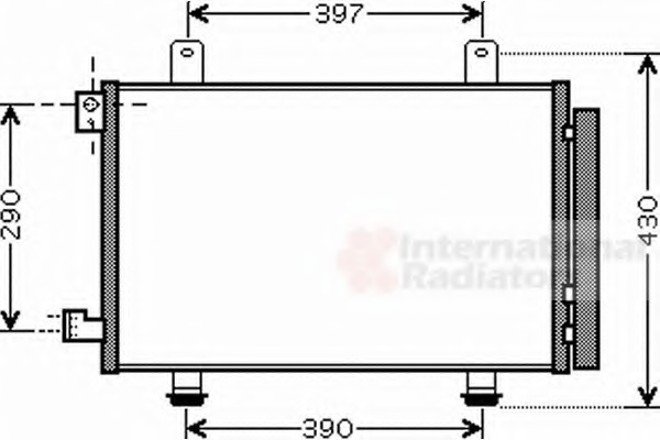 Condensator, climatizare 52005090 VAN WEZEL - Radiator clima Condensator, climatizare 52005090 VAN WEZEL - Radiator clima