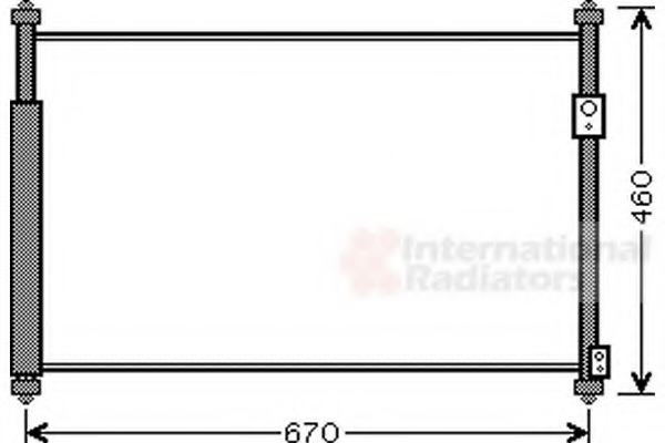 Condensator, climatizare 52005108 VAN WEZEL - Radiator clima