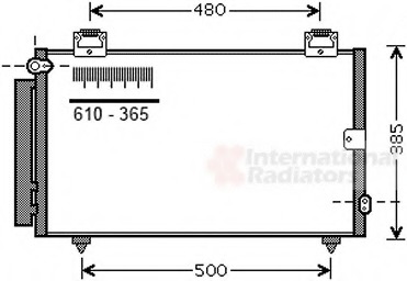 Condensator, climatizare 53005594 VAN WEZEL - Radiator clima Condensator, climatizare 53005594 VAN WEZEL - Radiator clima