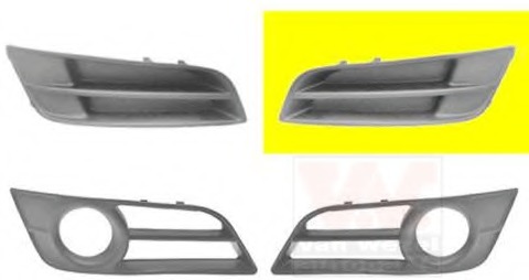 Acoperire, bara protectie 5396591 VAN WEZEL - Bara fata | piese (bara,grila,ramforsare,spoiler,deflector)