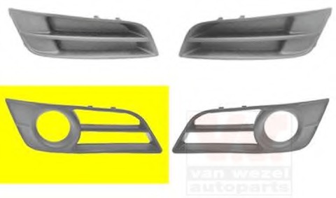 Acoperire, bara protectie 5396594 VAN WEZEL - Bara fata | piese (bara,grila,ramforsare,spoiler,deflector)