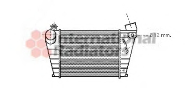 Intercooler, compresor 58004200 VAN WEZEL - Turbocompressor Intercooler, compresor 58004200 VAN WEZEL - Turbocompressor
