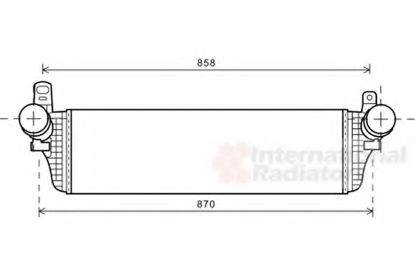 Intercooler, compresor 58004313 VAN WEZEL - Turbocompressor Intercooler, compresor 58004313 VAN WEZEL - Turbocompressor