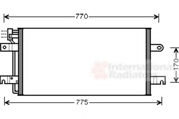Condensator, climatizare 58005197 VAN WEZEL - Radiator clima Condensator, climatizare 58005197 VAN WEZEL - Radiator clima