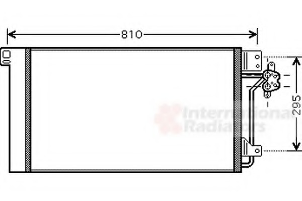 Condensator, climatizare 58005236 VAN WEZEL - Radiator clima Condensator, climatizare 58005236 VAN WEZEL - Radiator clima