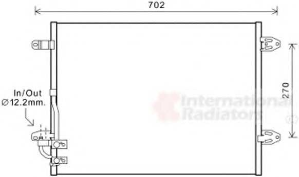 Condensator, climatizare 58005323 VAN WEZEL - Radiator clima Condensator, climatizare 58005323 VAN WEZEL - Radiator clima