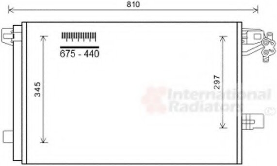 Condensator, climatizare 58005328 VAN WEZEL - Radiator clima Condensator, climatizare 58005328 VAN WEZEL - Radiator clima