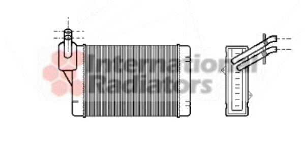 Schimbator caldura, incalzire habitaclu 58006069 VAN WEZEL - Schimbator caldura Schimbator caldura, incalzire habitaclu 58006069 VAN WEZEL - Schimbator caldura