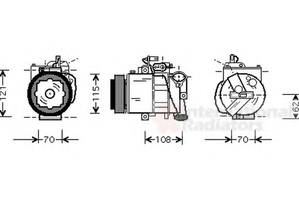 Compresor, climatizare 5800K064 VAN WEZEL - Compresor/piese Compresor, climatizare 5800K064 VAN WEZEL - Compresor/piese