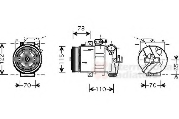 Compresor, climatizare 5800K240 VAN WEZEL - Compresor/piese Compresor, climatizare 5800K240 VAN WEZEL - Compresor/piese