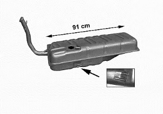 rezervor combustibil 5820081 VAN WEZEL - Rezervor combustibil/piese