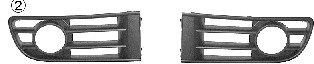 Grila ventilatie, bara protectie 5827593 VAN WEZEL - Partea frontala/grila radiator Grila ventilatie, bara protectie 5827593 VAN WEZEL - Partea frontala/grila radiator