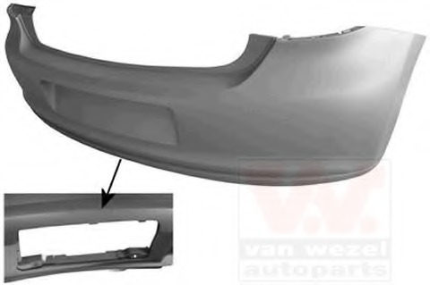 tampon 5829548 VAN WEZEL - Bara fata | piese (bara,grila,ramforsare,spoiler,deflector) tampon 5829548 VAN WEZEL - Bara fata | piese (bara,grila,ramforsare,spoiler,deflector)