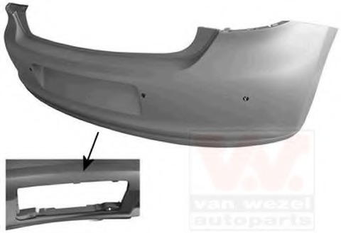 tampon 5829549 VAN WEZEL - Bara fata | piese (bara,grila,ramforsare,spoiler,deflector) tampon 5829549 VAN WEZEL - Bara fata | piese (bara,grila,ramforsare,spoiler,deflector)