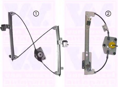 Mecanism actionare geam 5839261 VAN WEZEL - Geamuri actionate electric