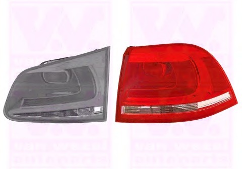 Lampa spate 5848932 VAN WEZEL - Stopuri / elemente Lampa spate 5848932 VAN WEZEL - Stopuri / elemente