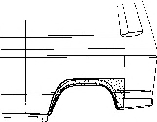 Panou lateral 5870146 VAN WEZEL - Panou lateral