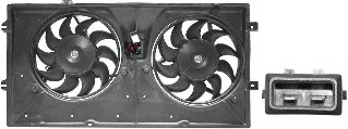 Ventilator, radiator 5874748 VAN WEZEL - Gmv (electroventilator )