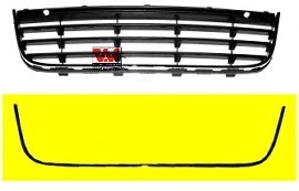 set banda de protectie, grila radiator 5886419 VAN WEZEL - Bandouri decorative/de protectie