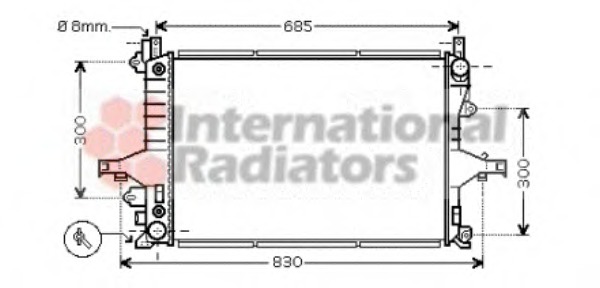 Radiator, racire motor 59002117 VAN WEZEL - Radiator apa/piese Radiator, racire motor 59002117 VAN WEZEL - Radiator apa/piese