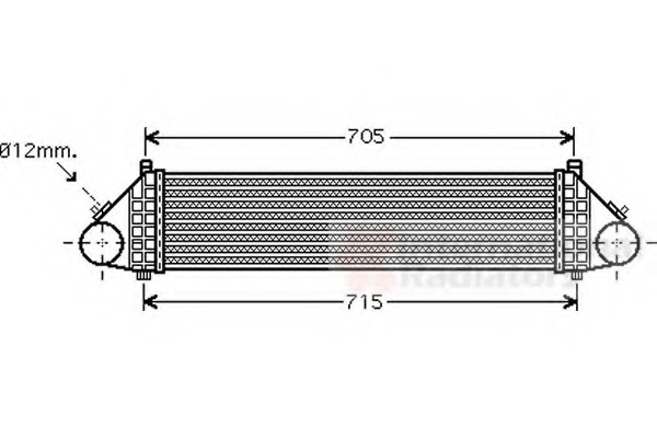 Intercooler, compresor 59004164 VAN WEZEL - Turbocompressor Intercooler, compresor 59004164 VAN WEZEL - Turbocompressor
