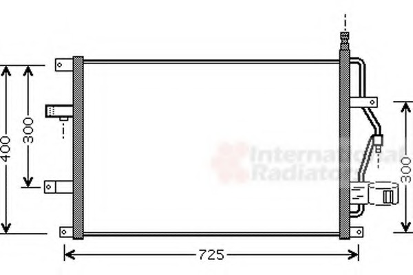 Condensator, climatizare 59005107 VAN WEZEL - Radiator clima Condensator, climatizare 59005107 VAN WEZEL - Radiator clima
