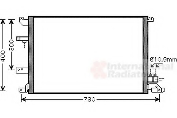 Condensator, climatizare 59005138 VAN WEZEL - Radiator clima Condensator, climatizare 59005138 VAN WEZEL - Radiator clima
