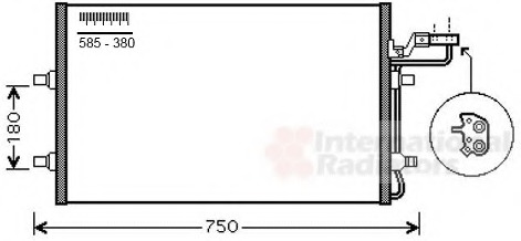 Condensator, climatizare 59005149 VAN WEZEL - Radiator clima Condensator, climatizare 59005149 VAN WEZEL - Radiator clima