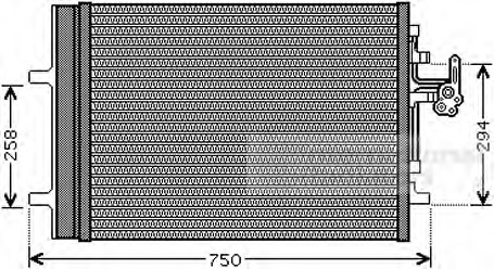 Condensator, climatizare 59005161 VAN WEZEL - Radiator clima Condensator, climatizare 59005161 VAN WEZEL - Radiator clima