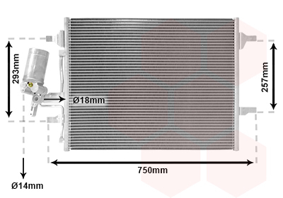 Condensator, climatizare 59005166 VAN WEZEL - Radiator clima Condensator, climatizare 59005166 VAN WEZEL - Radiator clima
