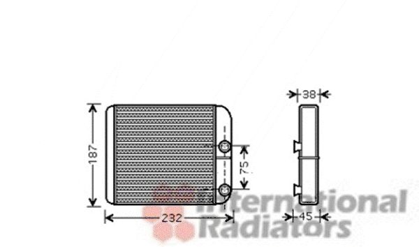 Schimbator caldura, incalzire habitaclu 59006129 VAN WEZEL - Schimbator caldura Schimbator caldura, incalzire habitaclu 59006129 VAN WEZEL - Schimbator caldura