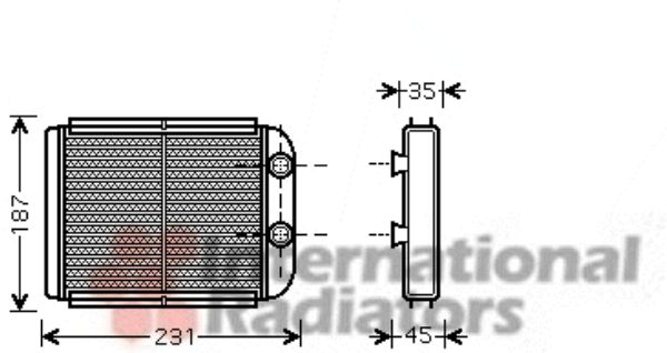 Schimbator caldura, incalzire habitaclu 59006132 VAN WEZEL - Schimbator caldura Schimbator caldura, incalzire habitaclu 59006132 VAN WEZEL - Schimbator caldura