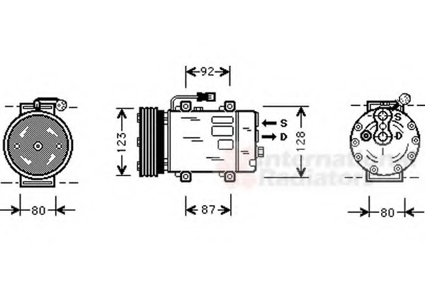 Compresor, climatizare 5900K029 VAN WEZEL - Compresor/piese Compresor, climatizare 5900K029 VAN WEZEL - Compresor/piese