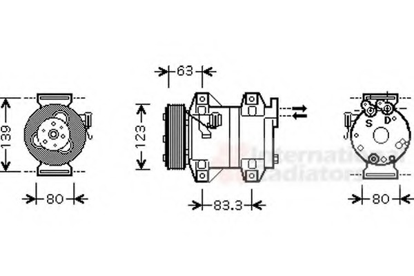 Compresor, climatizare 5900K121 VAN WEZEL - Compresor/piese Compresor, climatizare 5900K121 VAN WEZEL - Compresor/piese