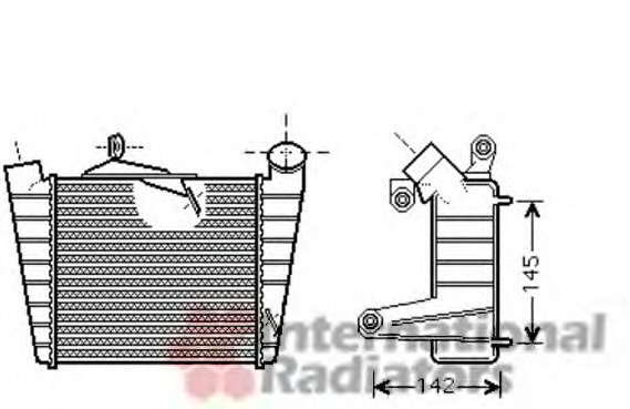 Intercooler, compresor 76004020 VAN WEZEL - Turbocompressor Intercooler, compresor 76004020 VAN WEZEL - Turbocompressor
