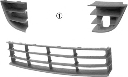 Grila ventilatie, bara protectie 7623591 VAN WEZEL - Bara fata | piese (bara,grila,ramforsare,spoiler,deflector) Grila ventilatie, bara protectie 7623591 VAN WEZEL - Bara fata | piese (bara,grila,ramforsare,spoiler,deflector)