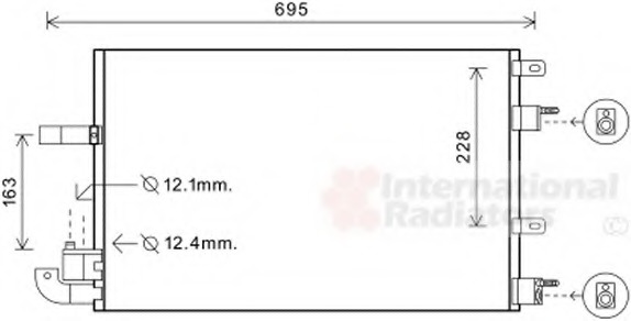 Condensator, climatizare 77005050 VAN WEZEL - Radiator clima Condensator, climatizare 77005050 VAN WEZEL - Radiator clima