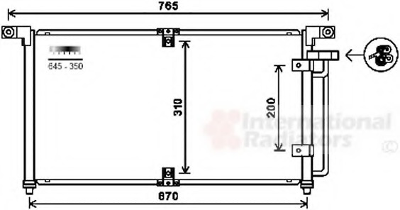 Condensator, climatizare 81005113 VAN WEZEL - Radiator clima Condensator, climatizare 81005113 VAN WEZEL - Radiator clima
