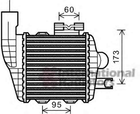 Intercooler, compresor 82004226 VAN WEZEL - Turbocompressor Intercooler, compresor 82004226 VAN WEZEL - Turbocompressor