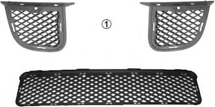 Grila ventilatie, bara protectie 8267590 VAN WEZEL - Bara fata | piese (bara,grila,ramforsare,spoiler,deflector) Grila ventilatie, bara protectie 8267590 VAN WEZEL - Bara fata | piese (bara,grila,ramforsare,spoiler,deflector)