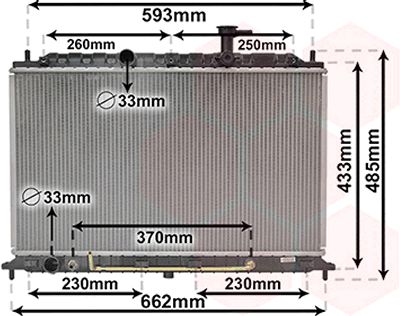 Radiator, racire motor 83002152 VAN WEZEL - Radiator apa/piese Radiator, racire motor 83002152 VAN WEZEL - Radiator apa/piese