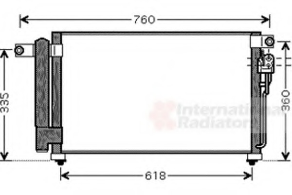 Condensator, climatizare 83005081 VAN WEZEL - Radiator clima Condensator, climatizare 83005081 VAN WEZEL - Radiator clima