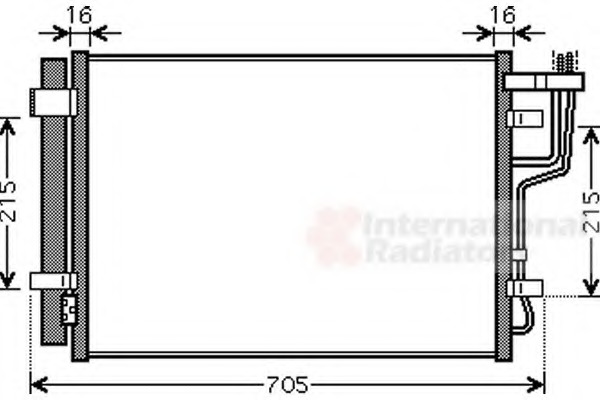 Condensator, climatizare 83005102 VAN WEZEL - Radiator clima Condensator, climatizare 83005102 VAN WEZEL - Radiator clima