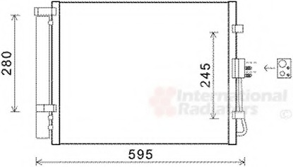 Condensator, climatizare 83005150 VAN WEZEL - Radiator clima Condensator, climatizare 83005150 VAN WEZEL - Radiator clima