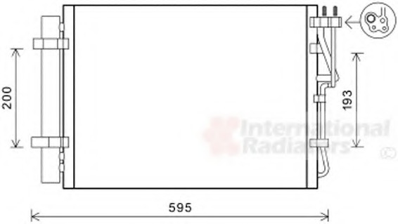 Condensator, climatizare 83005198 VAN WEZEL - Radiator clima Condensator, climatizare 83005198 VAN WEZEL - Radiator clima
